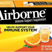 Airborne Vitamin C Tablets, Zesty Orange, 1000mg  имунна подкрепа витамини AC и E