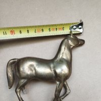 месингова статуетка-кон, снимка 3 - Антикварни и старинни предмети - 42110388