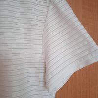 Бяла блуза с вързанки, снимка 5 - Блузи - 34033058