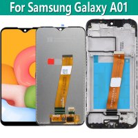 Samsung Galaxy A01 2020 - Samsung SM-A 015F - Samsung A01 2020 - Samsung A01 дисплей, снимка 1 - Резервни части за телефони - 40594644