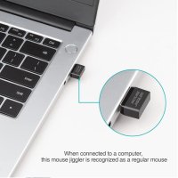 AirDrive USB Mouse Jiggler Moji Фалшива Мишка Симулатор на Движение на Мишка Скрити Микро Движения, снимка 4 - Клавиатури и мишки - 41382618