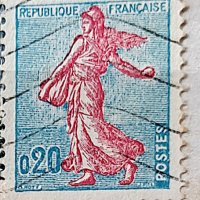 Лот от различни френски пощенски марки. , снимка 3 - Филателия - 41410269