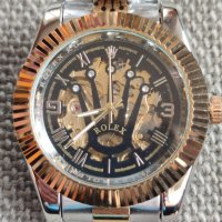 Мъжки луксозен часовник Rolex Crown 👑 Skeleton, снимка 9 - Мъжки - 41554683