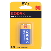 Батерия 9V правоъгълна Kodak 6LR61 SyperAlcaline, снимка 2 - Друга електроника - 44759457