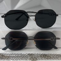 Valentino дамски слънчеви очила Осмоъгълник с верижка синджир, снимка 2 - Слънчеви и диоптрични очила - 41125682