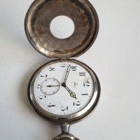 Сребърен джобен часовник OMEGA, снимка 5 - Антикварни и старинни предмети - 39756714