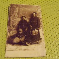 Красива стара зимна картичка-снимка, уникат, снимка 1 - Други ценни предмети - 34619926