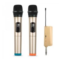 Професионална система SM-820A, 2 безжични микрофона, снимка 2 - Микрофони - 42376860