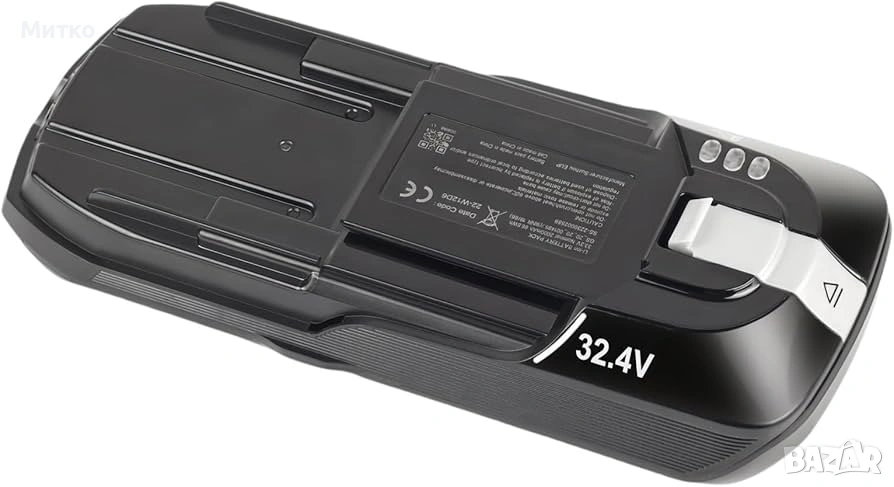 Резервна батерия 32.4 V 2000 mAh, съвместима с Rowenta RH99, E-TEK, SS-2230002599 SS-2230002590 ZR00, снимка 1