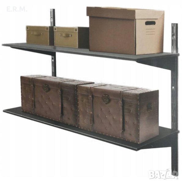 Модулна система от рафтове Регулируем висящ рафт 80см х 25см 20кг. на рафт, снимка 1