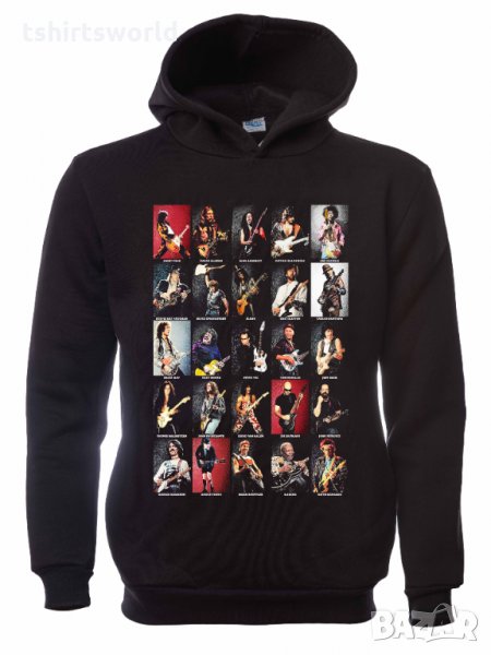 Нов детски музикален суичър с дигитален печат Китаристи, снимка 1