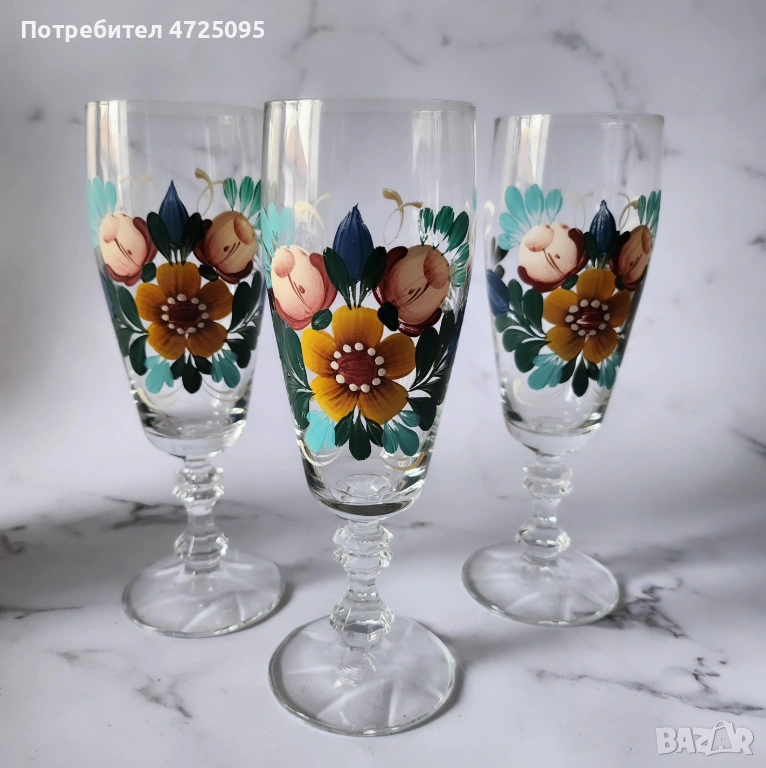 Ръчно рисувани чаши , снимка 1