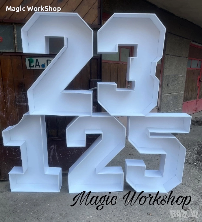 Промоция Кухи цифри  за пълнене с балони, снимка 1