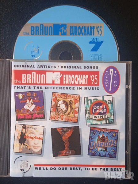 MTV Eurochart '95 - Volume 7 матричен диск , снимка 1