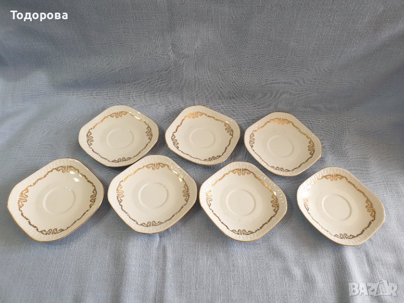 Порцеланови подложни  чинийки- 7 броя , снимка 1