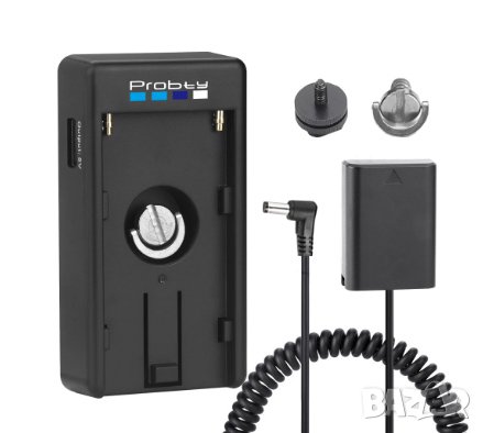 Плочка за батерия NP-F и дъми батерия за Panasonic Lumix S5, S5K, S5GK, GH5II, GH6, G9, снимка 1