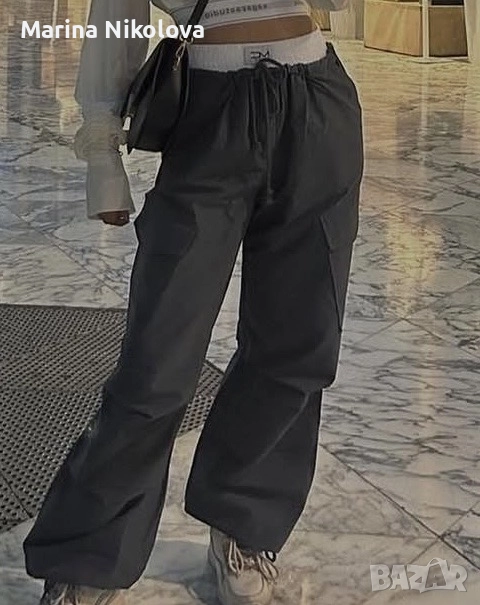 Панталон с двойна талия, снимка 1