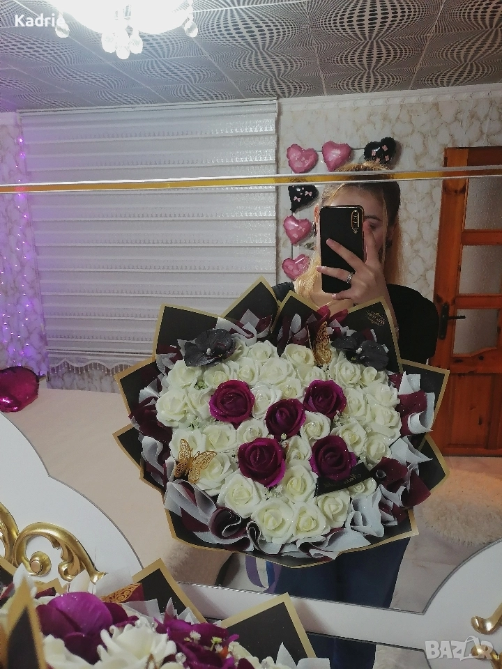 вечен букет от рози, снимка 1