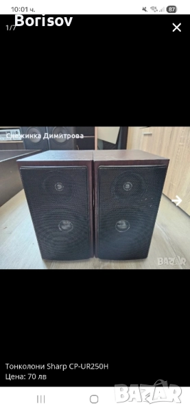 Тонколони Sharp CP-UR250H, снимка 1