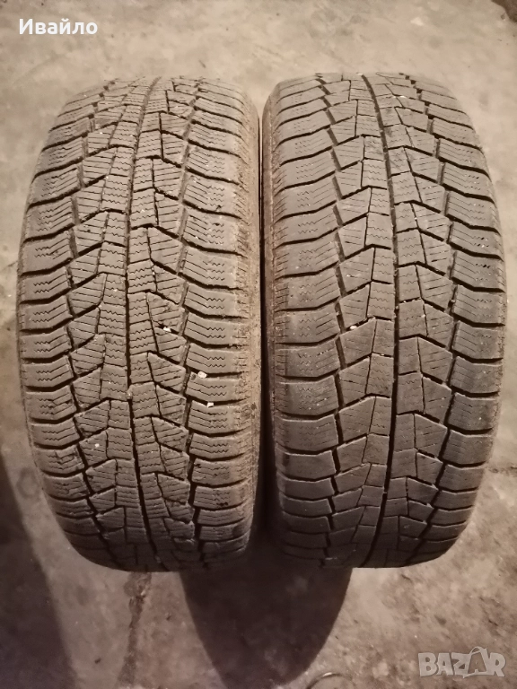 Продавам 2 броя зимни гуми 205.55.16 на 1 сезон дот 2019 Gislavd , снимка 1