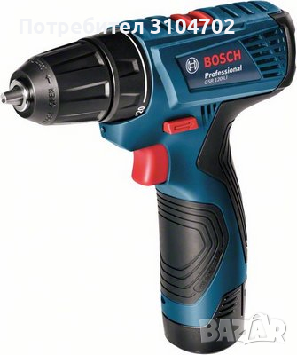 Акумулаторен винтоверт Bosch GSR120-li, 2 батерии, зарядно, куфар(06019G8000), снимка 1