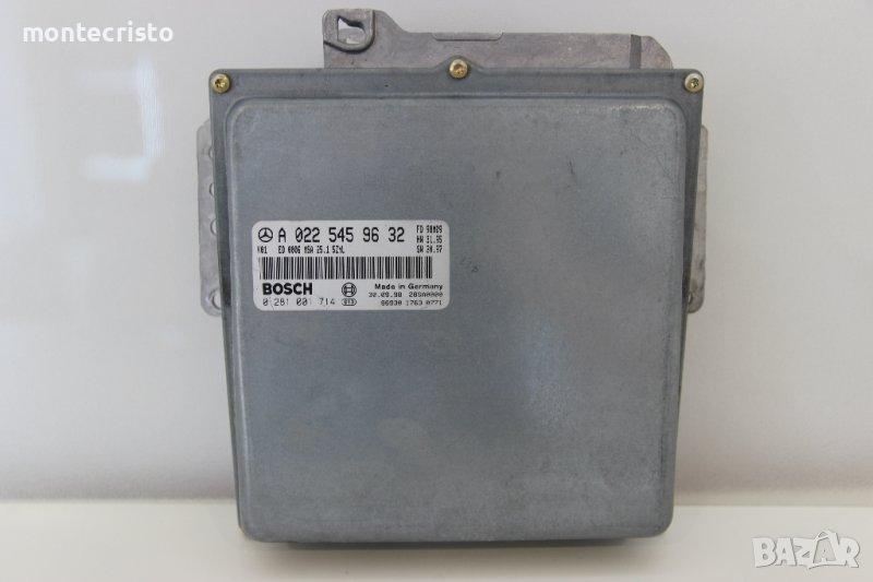 Моторен компютър ECU Mercedes E-class W210 (1995-2002г.) A 022 545 96 32 / A0225459632 / 0281001714, снимка 1