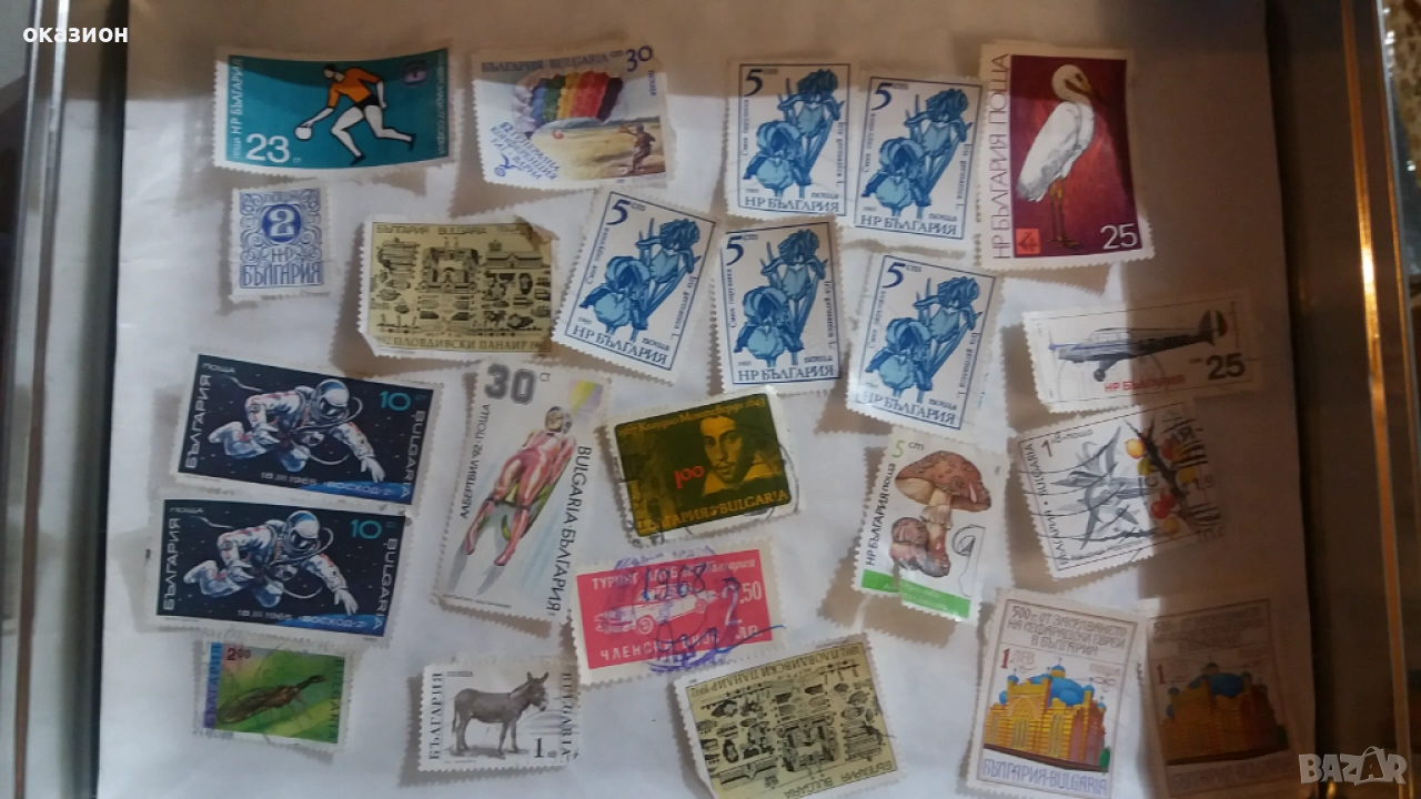 стари марки от пощенски пликове, снимка 1