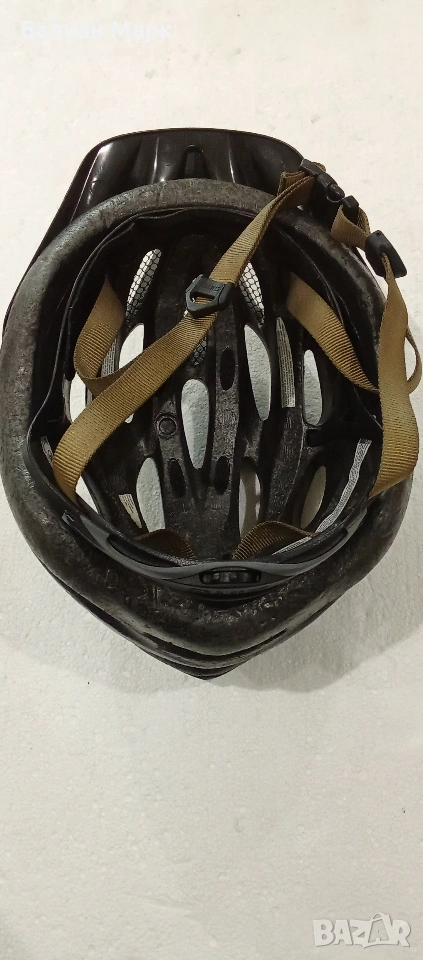 Дамска каска Giro Skyla Gold Black Floral за велосипед– Регулируема (50–57 см), снимка 1