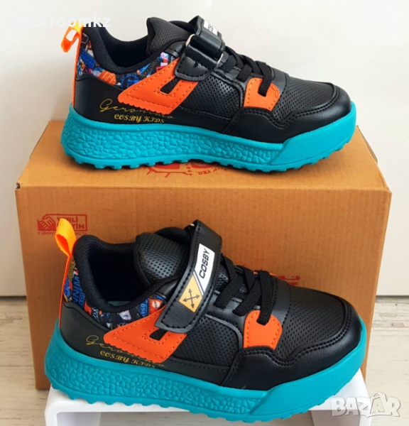 Детски маратонки обувки олекотен модел с лепенка, снимка 1