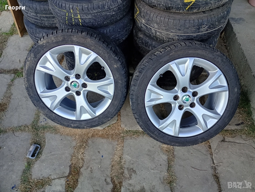 Джанти 17 5x112 Skoda , снимка 1