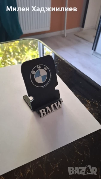 Поставка за мобилен телефон с надпис BMW, снимка 1