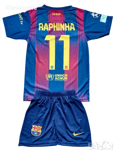 Детско - юношески футболен екип Барселона Рафиня Barcelona Raphinha, снимка 1