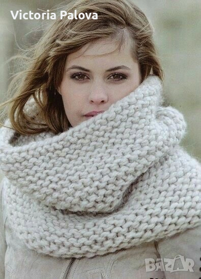 Зимен вълнен шал снуд - уют и стил от Fetish, снимка 1
