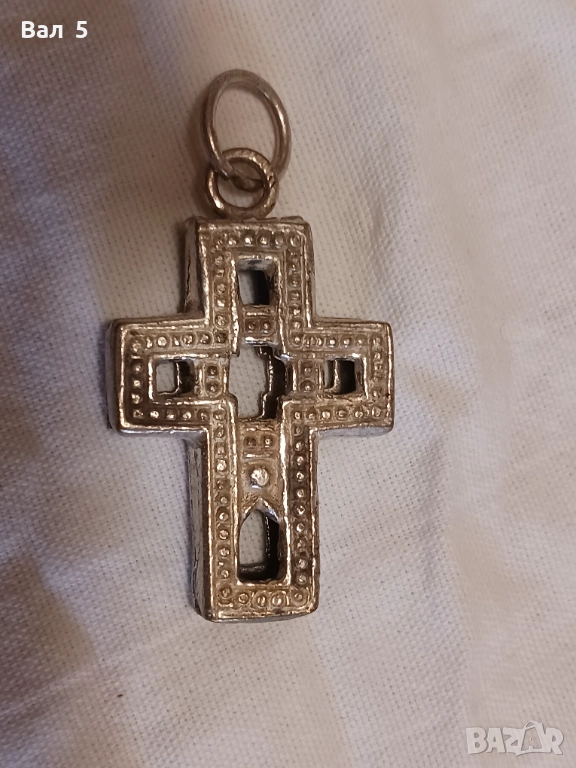 Възрожденски реликвен кръст , кръстче - Енколпион . РЕПЛИКА, снимка 1