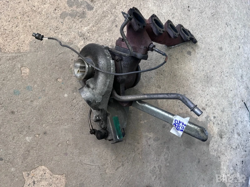 Турбина за 2.2 Дизел Мерцедес Ц класа Е класа ЦЛК ЦЛЦ W203 W209 W211 CL203 с актуатор (електроника), снимка 1