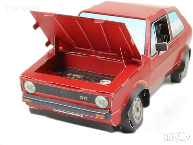 VW Golf 1 GTI -оригинален колекционерски комплект за сглобяване 1:18., снимка 1