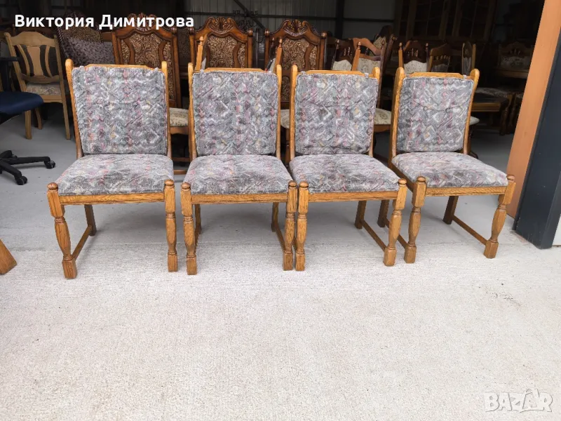 Комплект от 4 трапезни стола , снимка 1