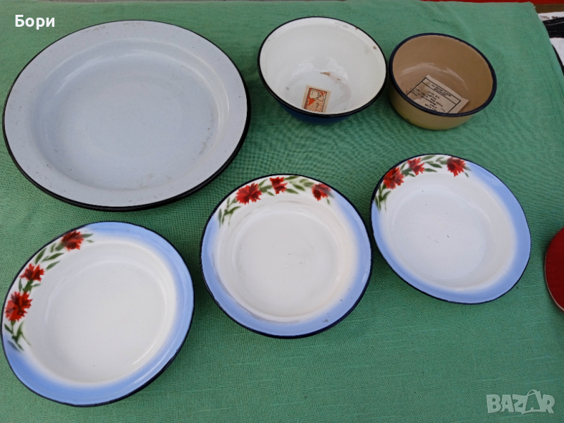 Стари емайлирани съдове / нови, снимка 1