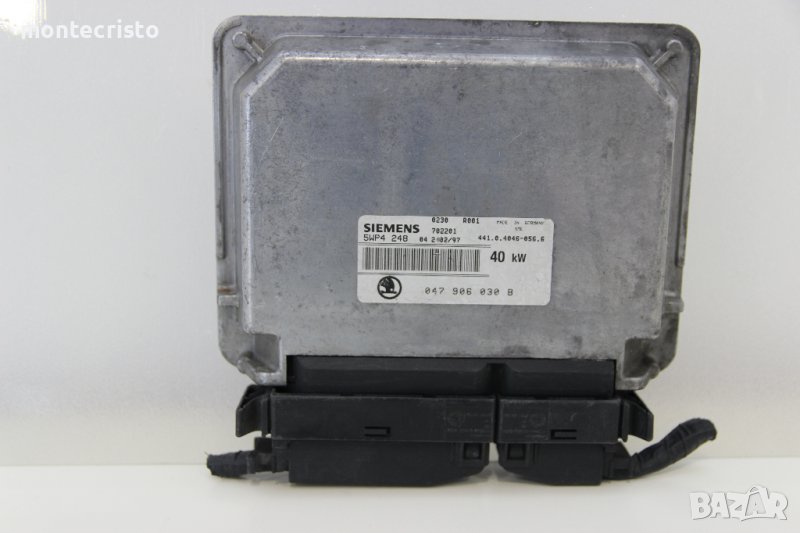 Моторен компютър ECU Skoda Felicia (1998-2001г.) 047 906 030 B / 047906030B / 5WP4 248 / 5WP4248, снимка 1