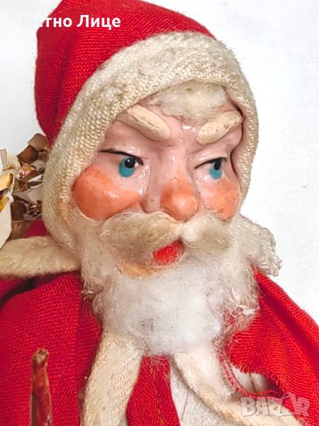 Уникална Кукла Дядо Коледа от Царски Времена 30те г на 20 век, снимка 1