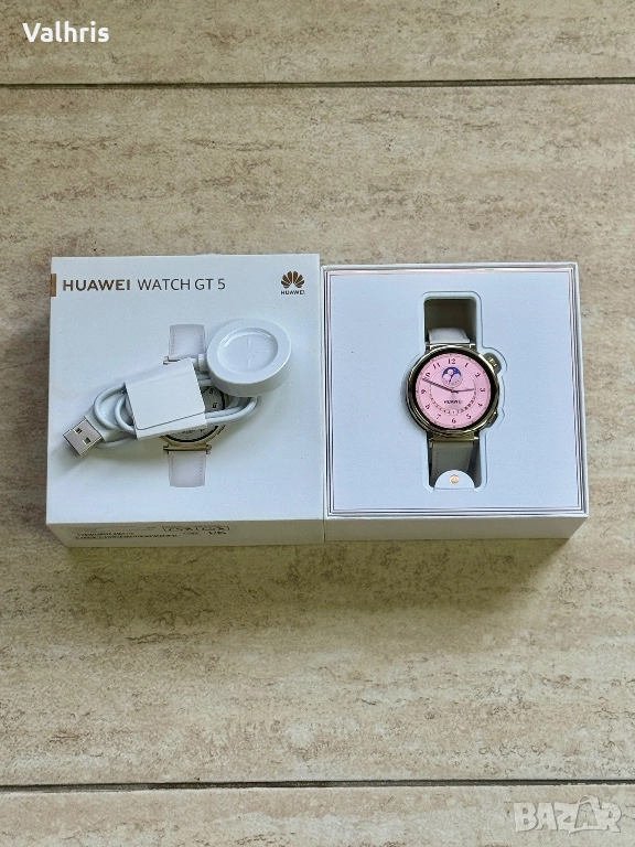 КАТО НОВ! Huawei Watch GT 5 41mm White Learher, снимка 1
