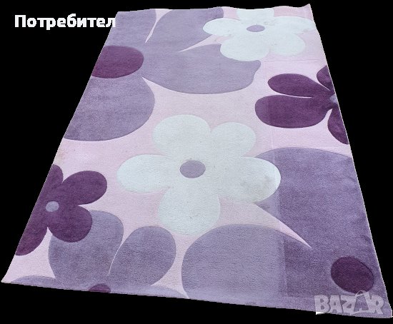 Голям персийски килим-флорални мотиви-300x240, снимка 1
