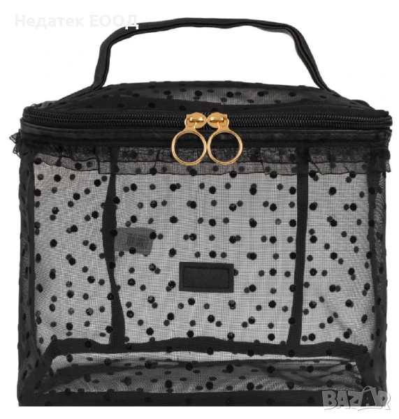 Плажен несесер, Черен, 23x15x19см., снимка 1