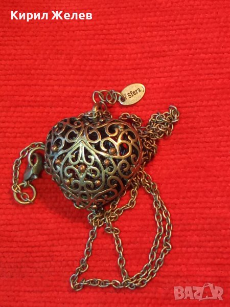 ПОСРЕБРЕН ВИНТИДЖ АЖУРНО ОРНАМЕНТИРАН СЪРЦЕВИДЕН МЕДАЛЬОН 3880, снимка 1