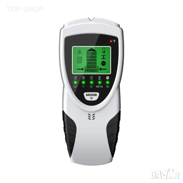 SH301 Метален детектор с подсветка,Дървени,метални шпилки,търсач на кабели, снимка 1