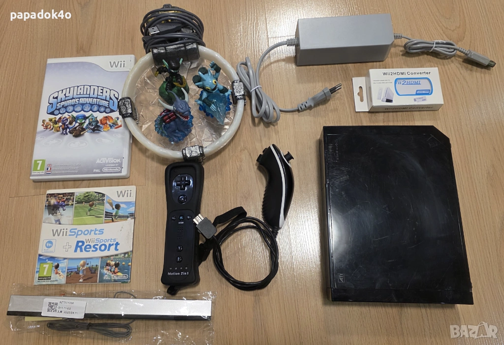 Пълен комплект Wii + игри и аксесоари, снимка 1