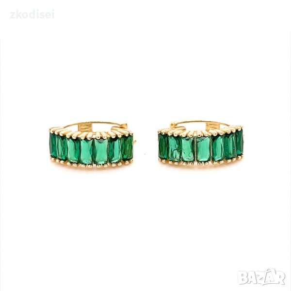 Златни обеци 2,66гр. 14кр. проба:585 модел:21861-1, снимка 1