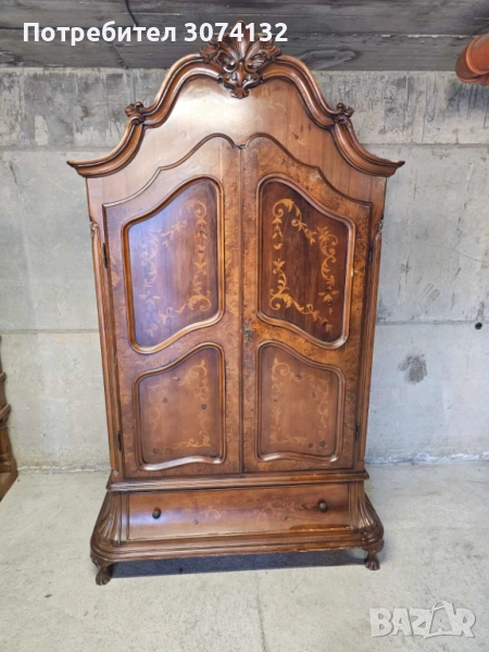 Гардероб с интарзия, снимка 1