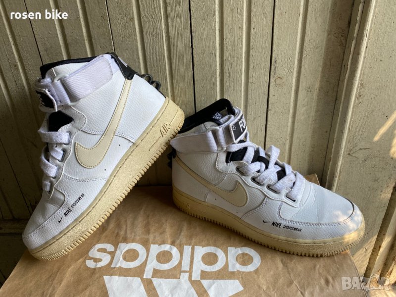 ''Nike Air Force 1 High Utility White Light Cream''оригинални маратонки 38.5 номер, снимка 1