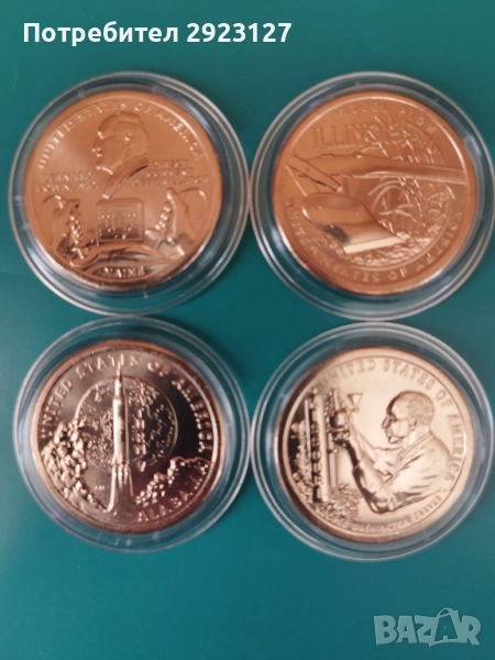 ЧЕТИРИ МОНЕТИ ПО 1 ДОЛАР 2024 ГОДИНА "Innovation dollars", снимка 1